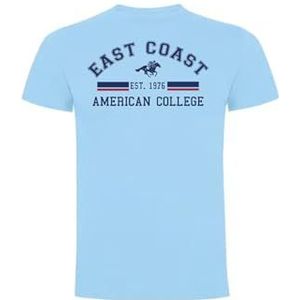 AMERICAN COLLEGE USA Sweatshirt met print, warme kleding, uniseks, kinderen, jongens en meisjes, casual, model ACSZW2, marineblauw, 12 jaar, Blauw, 16 Jaar