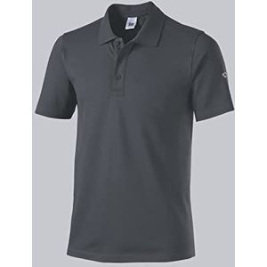 BP 1712-230 poloshirt voor hem en haar, 97% katoen, 3% elastaan antraciet, maat 3XL