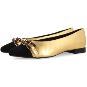 GIOSEPPO DAVINDE Mary Jane platte schoenen voor dames, goud, 40 EU, goudkleurig, 40 EU