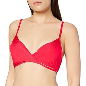 Seafolly Dames bikinitop Seafolly Quilted Wrap Front Booster, rood (Chilli Chilli), 38