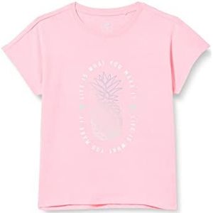4F JUNIOR T-shirt voor meisjes, Lichtroze., 134 cm