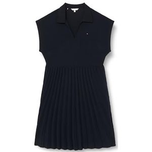 Tommy Hilfiger Getailleerde en uitlopende jurk voor dames, Blauw (Desert Sky), 74