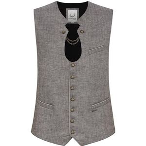 Klederdrachtvest Bennet, grafietgrijs, 44