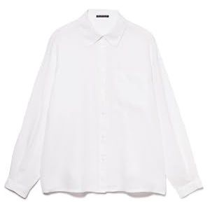 Sisley 5bmllq06s T-shirt, wit, L voor dames, Wit, L