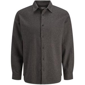 JJ Rebel - JREBIKE - Overhemd - Chocoladebruin - Lange Mouw