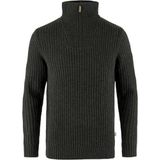 Fjallraven 86672-633 Övik Half Zip Knit M Longshirt Heren Dark Olive Maat XXXL
