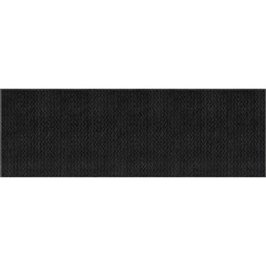 wash + dry Duo Charcoal deurmat, polyamide, zwart, 60x180 cm