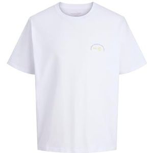 JACK & JONES Junior Jormeadows Graphic Back Tee Ss Cre Jnr, wit (bright white), 152