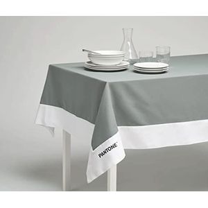 Pantone™ - rechthoekig tafelkleed voor 6-zits, 140 x 180 cm, 100% katoen, 220 g, grijs