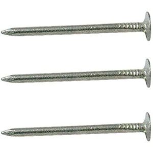 Bulk Hardware BH03744 38 mm extra grote kop daknagel (pak à 500 g), wit, stuks