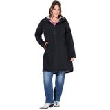 Ulla Popken - Functionele Jas - Zwart - Softshell - Losse Pasvorm