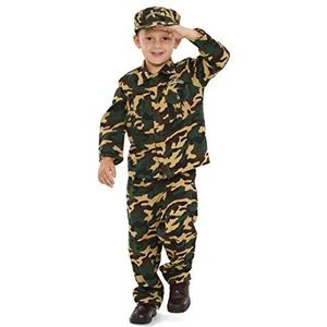 deluxe leger soldaat kostuum set - medium 8-10 jaar