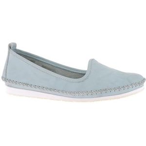 Andrea Conti Mocassins, ballerina's voor dames 0027449-1, grootte:40, kleur:Blauw