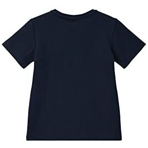 s.Oliver Junior Boy's T-shirt, korte mouwen, blauw, 116/122, blauw, 116/122 cm