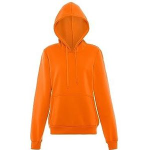 wrest dames hoodie, oranje, L