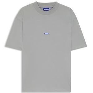 Hugo - Nieros 01 - T-shirt - Blauw - Korte Mouwen