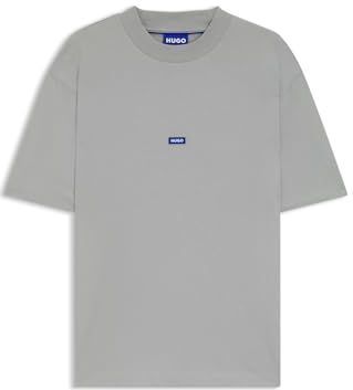 Hugo - Nieros 01 - T-shirt - Blauw - Korte Mouwen