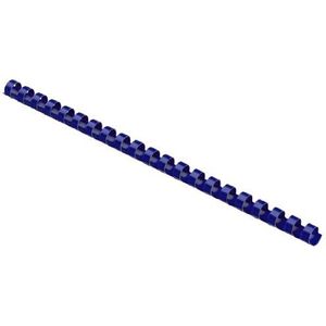 Hama Plastic bindrug rond met 21 ringen 6 mm (25 stuks) blauw