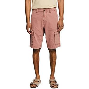 ESPRIT Heren 053EE2C315 Shorts, 675/DARK Old Pink, 33, 675/Dark Old Pink