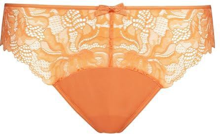 DIM - Tanga Generous - Oranje - Kant - Polyamide