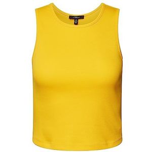 Mavi Dames Mouwloos Jersey T-shirt, geel, S, Gelb, S