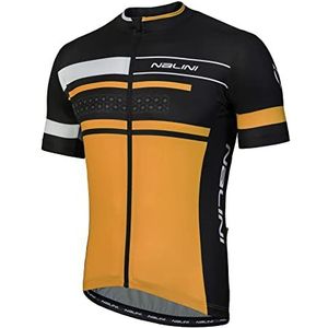 Nalini 02537101100C200.10 AHS Vittoria T-shirt voor heren, zwart/oranje, maat M, zwart/oranje wiel, M