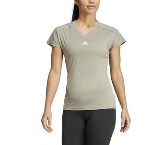 adidas AEROREADY Train Essentials Minimal Branding T-shirt met V-hals voor dames, L