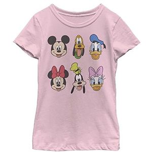Disney T-shirt Meisjes Altijd populaire stapel (1 stuks), lichtroze, S