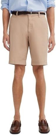 Bermuda's - Ecru - 98% Katoen - Recht