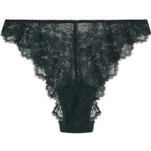 Women'secret Dames Slip Party Lace Slipje, Groen, S