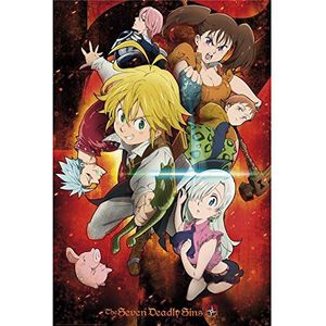 ABYstyle Abysse Corp_ABYDCO453 - The Seven DeaDLY SINS - Poster - figuren (91,5 x 61)