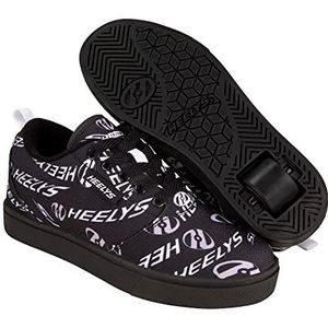 HEELYS Unisex-Child Pro 20 Prints (Little Big Kid/Adult) Schoen met wielhak, Zwart/Wit/Grijs, 31 EU