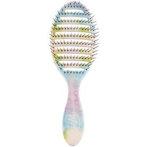 Natte haarborstel voor snel drogen - Splatter (kleurwas) - geventileerd ontwerp en ultrazachte HeatFlex-borstelharen zijn föhnen veilig met ergonomisch handvat beheert klitten en oncontroleerbaar haar