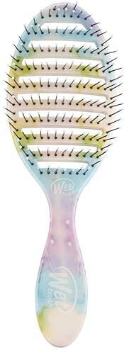 Natte haarborstel voor snel drogen - Splatter (kleurwas) - geventileerd ontwerp en ultrazachte HeatFlex-borstelharen zijn föhnen veilig met ergonomisch handvat beheert klitten en oncontroleerbaar haar