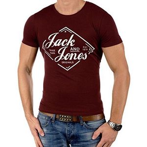 JACK & JONES Diamond onderhemd voor heren, rood (poort), M