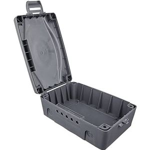 Masterplug WBX-MS Weerbestendige elektrische doos voor buiten, 345 x 220 x 126,5 mm, grijs
