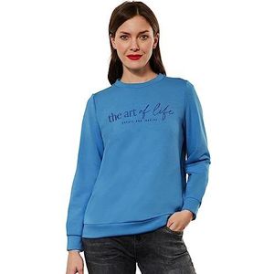 STREET ONE Dames A302226 Sweatshirt, Lapis Blue, 42, blauw, 42
