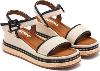 Gioseppo - Brockway - Wedgesandalen - Gewatteerde Binnenzool - Sleehak 4 cm