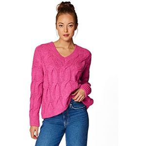 Mavi Sweatshirt met V-hals voor dames, roséviolet, L