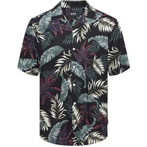 Onswayne Life AOP SS Viscose Shirt NOOS, zwart, XL