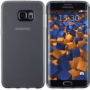 mumbi Hoes compatibel met Samsung Galaxy S6 Edge Plus telefoonhoes telefoonhoes telefoonhoes transparant zwart