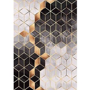 Homemania Bedrukt 3D-tapijt met 4 opdrukken, meerkleurig, van micro-polyamide, 80 x 300 cm