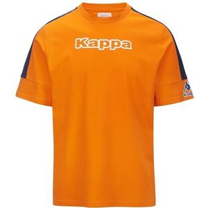 Kappa Omini FAGIOM, T-shirt, Naranza/blauw, L, heren