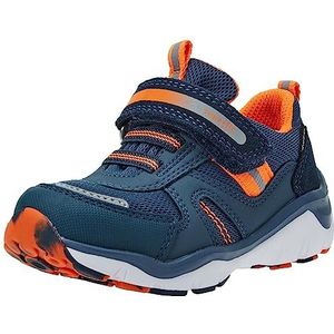 Superfit Sport5 Sneakers voor jongens, Blauw Oranje 8000, 29 EU Breed