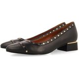Gioseppo - Mosede - Pumps - Zwart - Leren Hakken met Studs