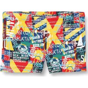 HAUTE PRESSION XB23 C01 T4A zwembroek voor jongens, Meerkleurig, 4-14 ans