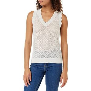 Peppercorn Marie Knit Top | Witte Dames Tops | Lente Dames Tops | Maat L