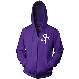 Prince Casual sweatshirt met capuchon, Paars, S