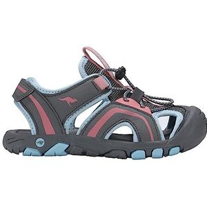 KangaROOS Dames K-Trek Way Sandalen, Steel Grey/Ocean, 38 EU, Steel Grey Ocean, 38 EU