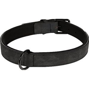 Delu halsband, zwart, XXL, 52/62 cm, 30 mm